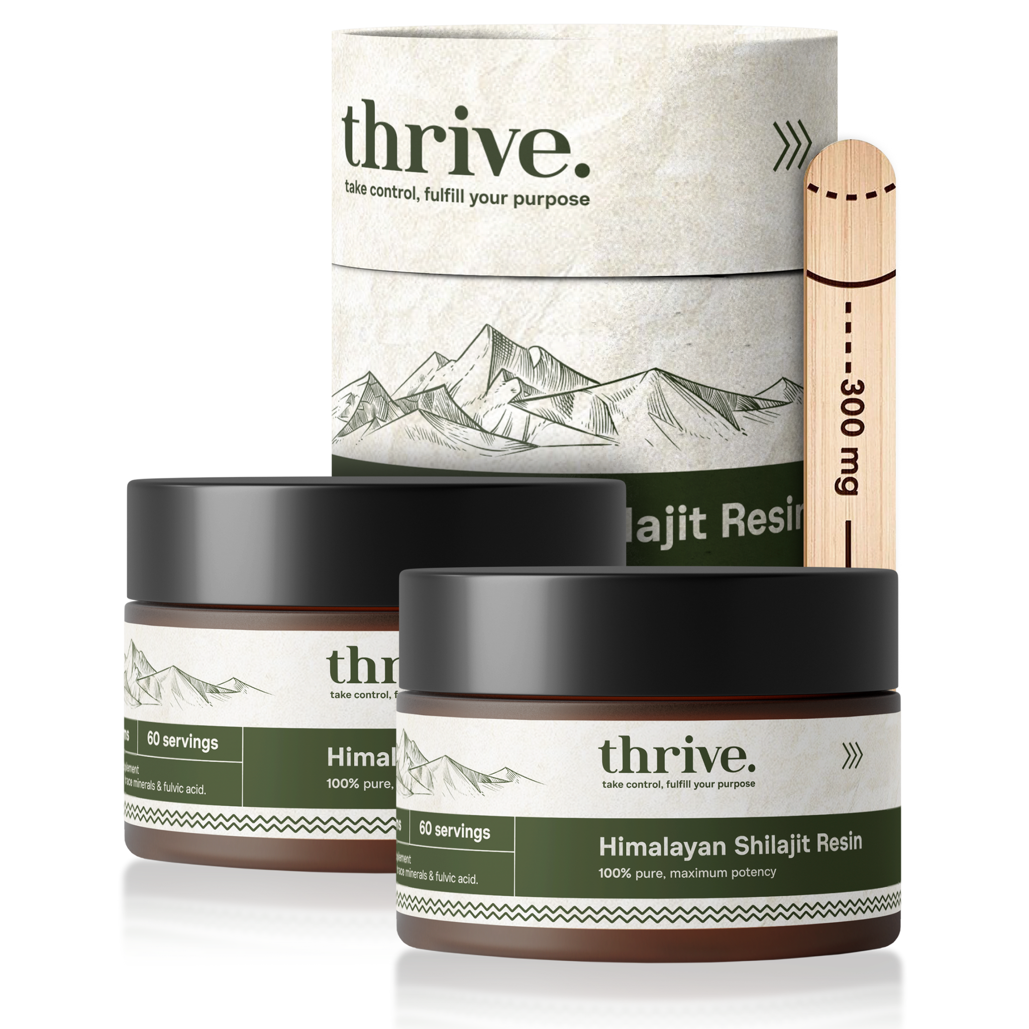 Shilajit Resin 60 Gram  - Shiajit Resin - Testosterone Booster - Fulvinezuur -Thrive Supplements