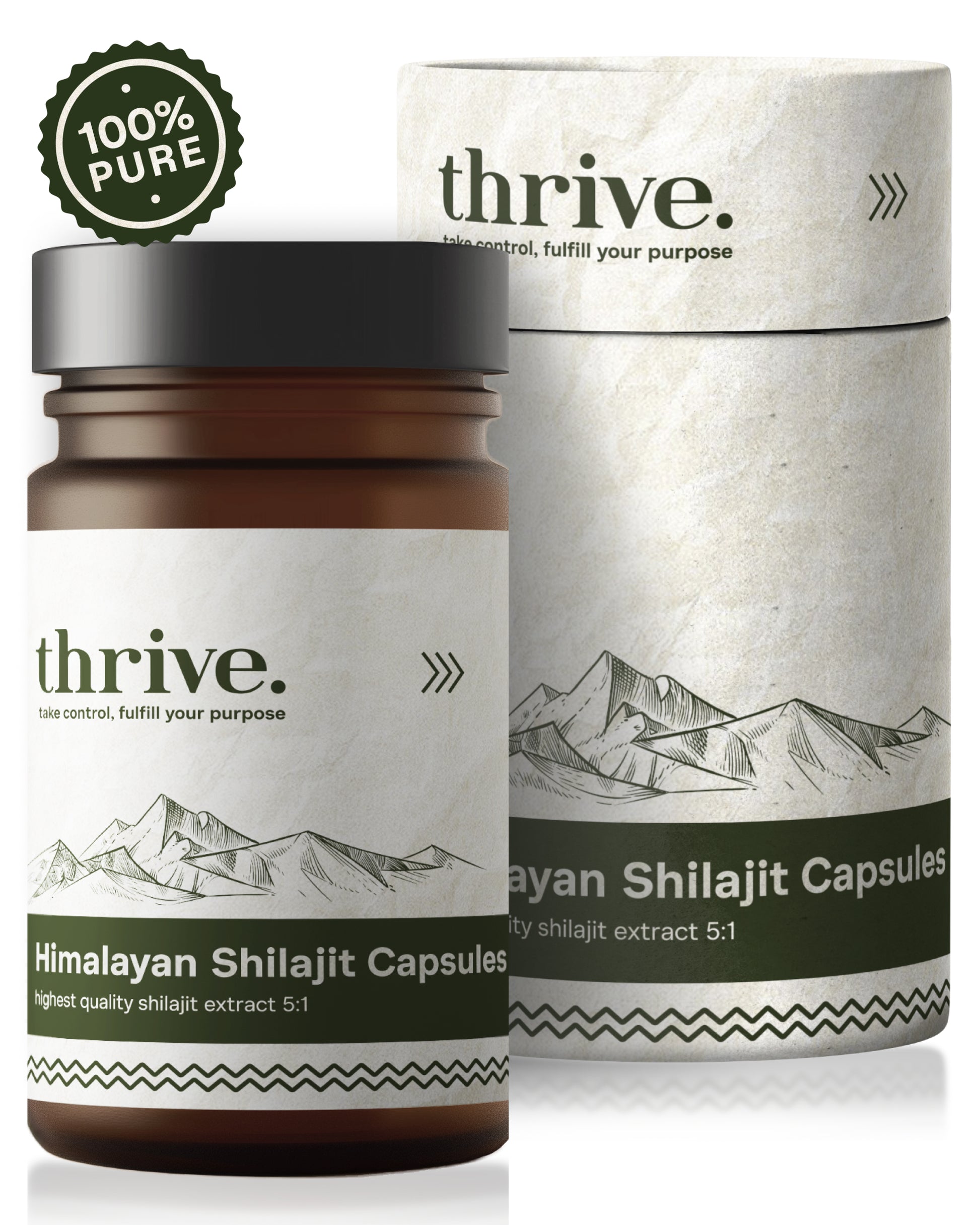 Shilajit Resin  - Shiajit Resin - Testosterone Booster - Fulvinezuur -Thrive Supplements