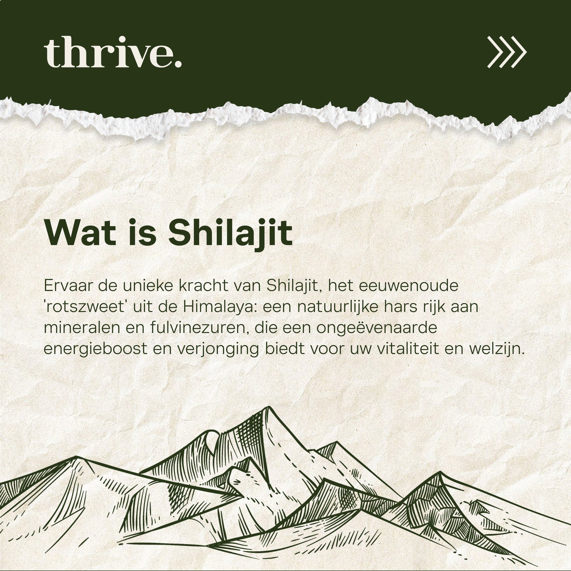Shilajit Resin  - Shiajit Resin - Testosterone Booster - Fulvinezuur -Thrive Supplements